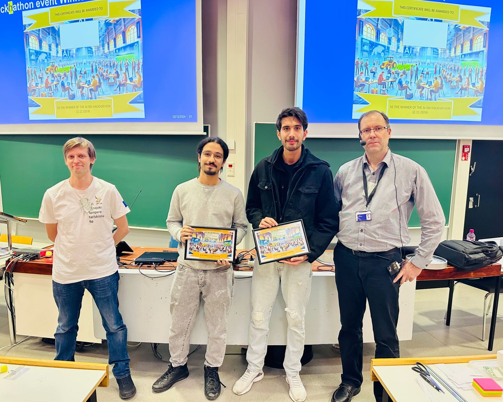 AI and Software in Agriculture Hackathon LinkedIn Post